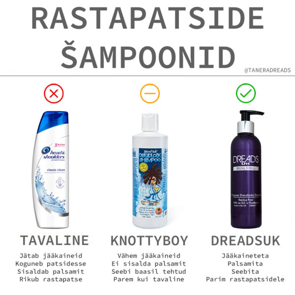 Rastapatside šampoon DreadsUK - Image 4
